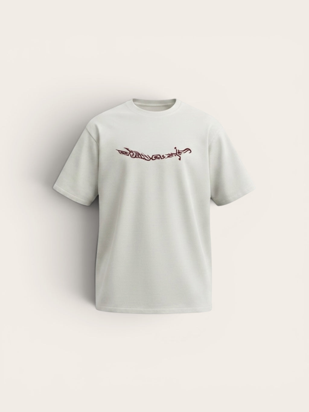 SAYF OFFWHITE OVERSIZED T-SHIRT