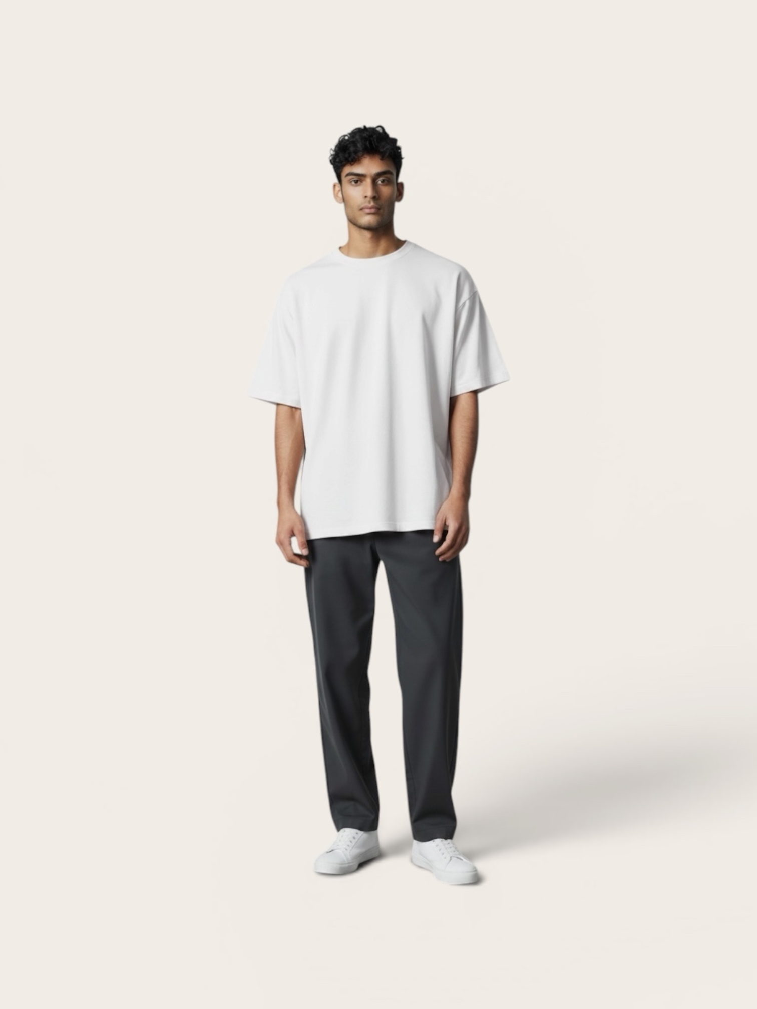 WHITE OVERSIZED
