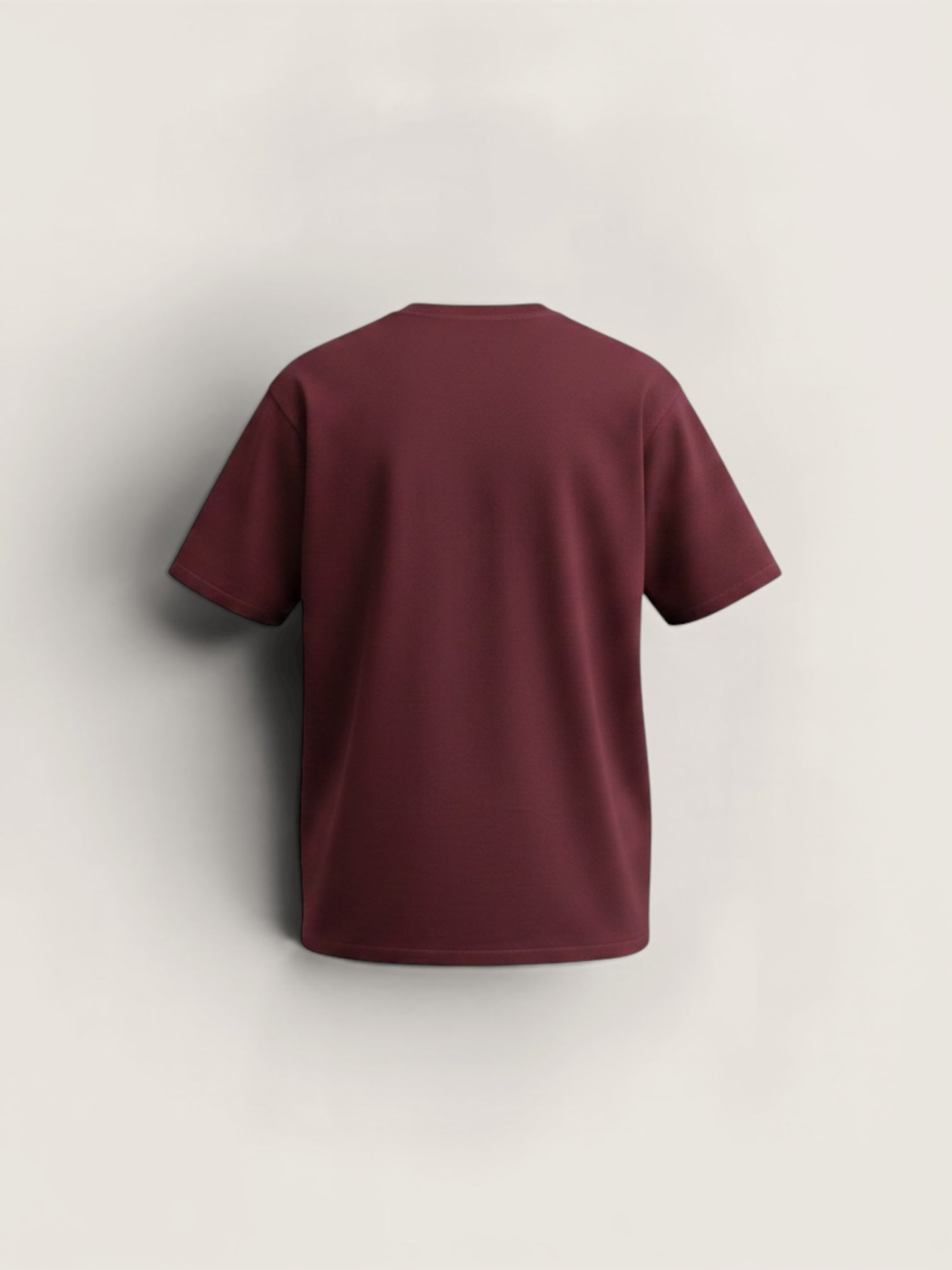 SAYF MAROON OVERSIZED T-SHIRT